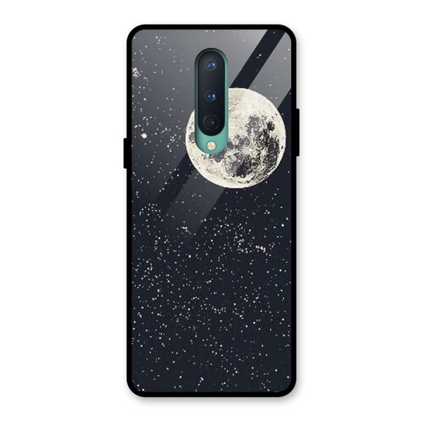 Simple Galaxy Glass Back Case for OnePlus 8