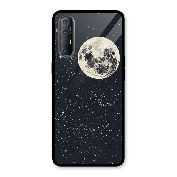 Simple Galaxy Glass Back Case for Oppo Reno3 Pro