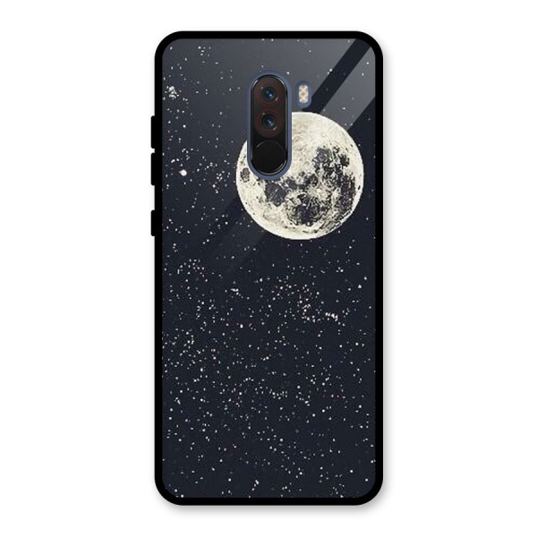 Simple Galaxy Glass Back Case for Poco F1