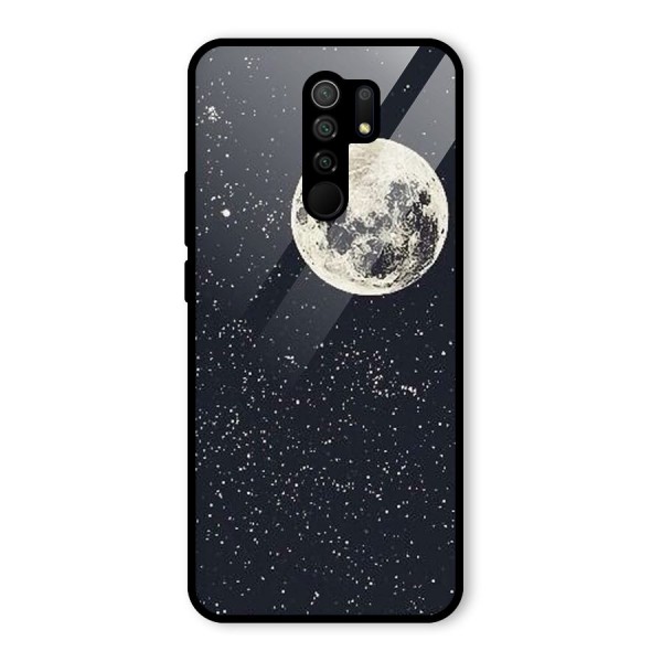 Simple Galaxy Glass Back Case for Redmi 9 Prime