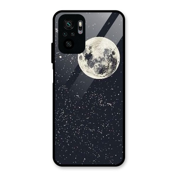 Simple Galaxy Glass Back Case for Redmi Note 10