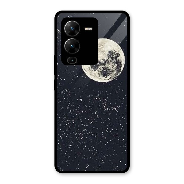 Simple Galaxy Glass Back Case for Vivo V25 Pro