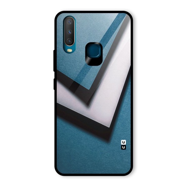 Simple Right Tick Glass Back Case for Vivo Y12