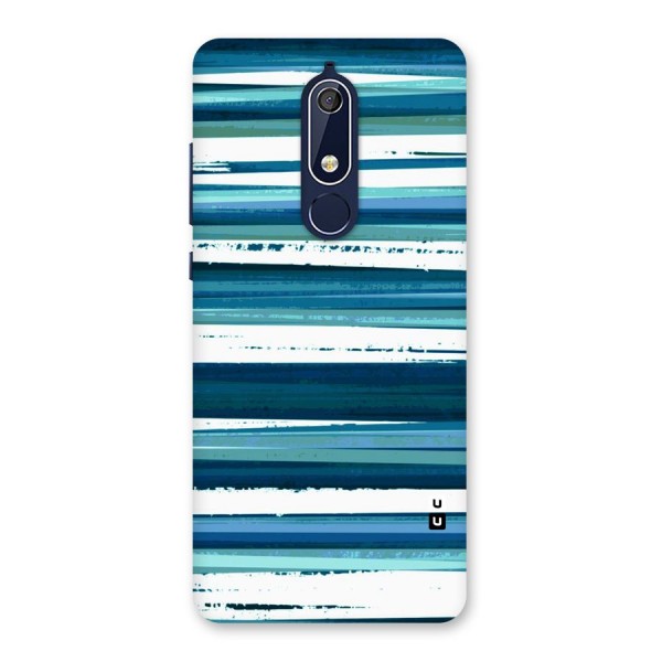 Simple Soothing Lines Back Case for Nokia 5.1