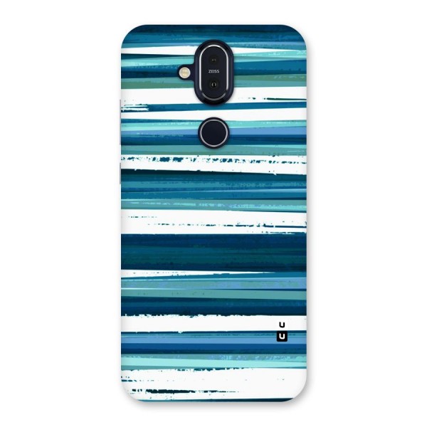 Simple Soothing Lines Back Case for Nokia 8.1