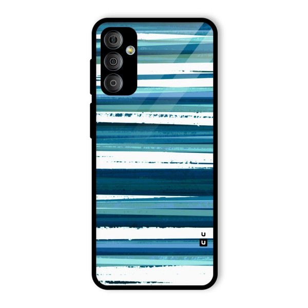 Simple Soothing Lines Glass Back Case for Galaxy F23