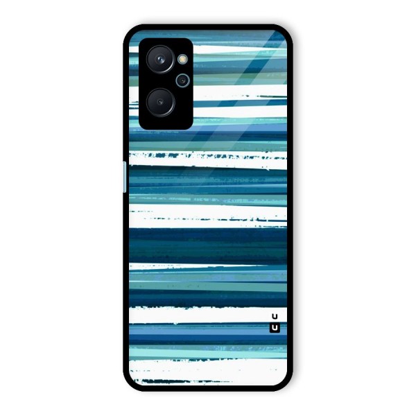 Simple Soothing Lines Glass Back Case for Realme 9i