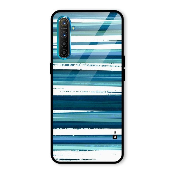 Simple Soothing Lines Glass Back Case for Realme XT