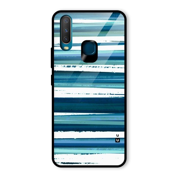 Simple Soothing Lines Glass Back Case for Vivo Y12