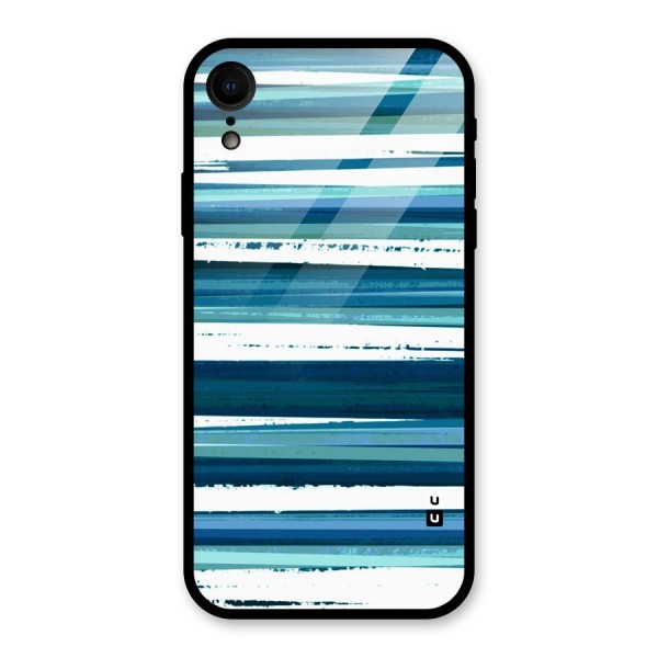 Simple Soothing Lines Glass Back Case for XR