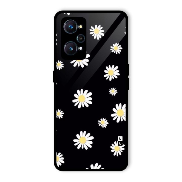 Simple Sunflowers Pattern Glass Back Case for Realme GT 2