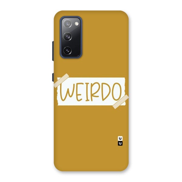 Simple Weirdo Back Case for Galaxy S20 FE