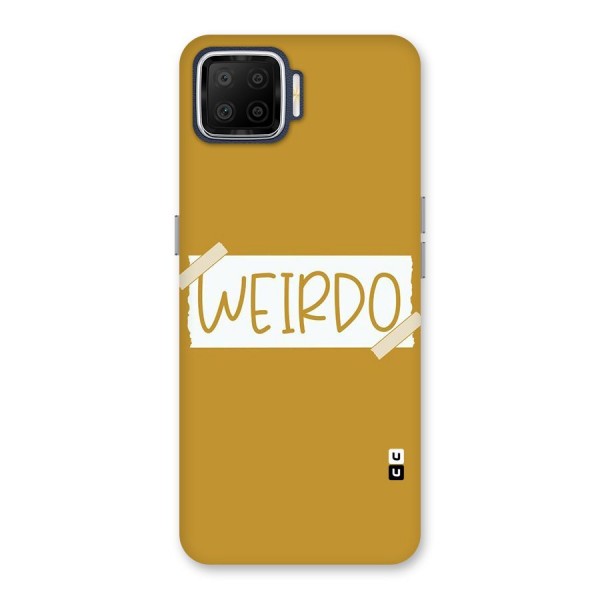 Simple Weirdo Back Case for Oppo F17