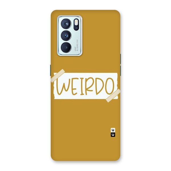 Simple Weirdo Back Case for Oppo Reno6 Pro 5G