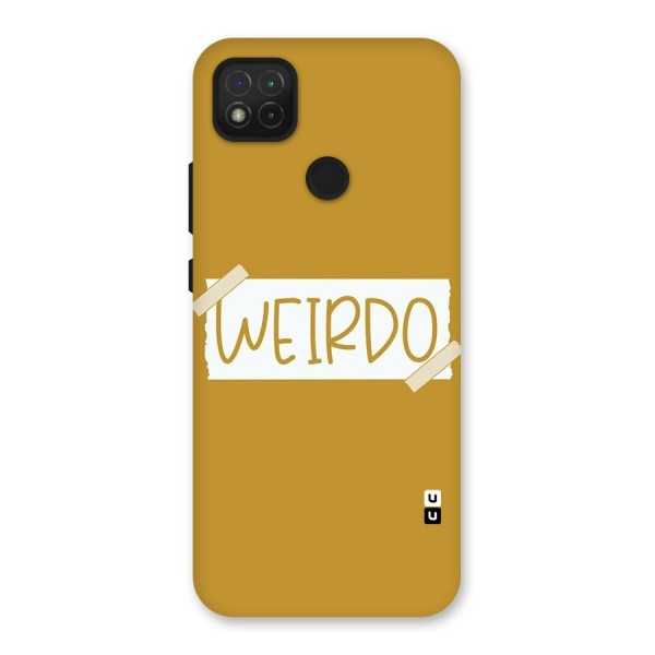 Simple Weirdo Back Case for Redmi 9C