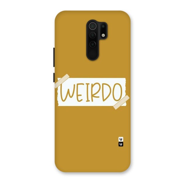 Simple Weirdo Back Case for Redmi 9 Prime