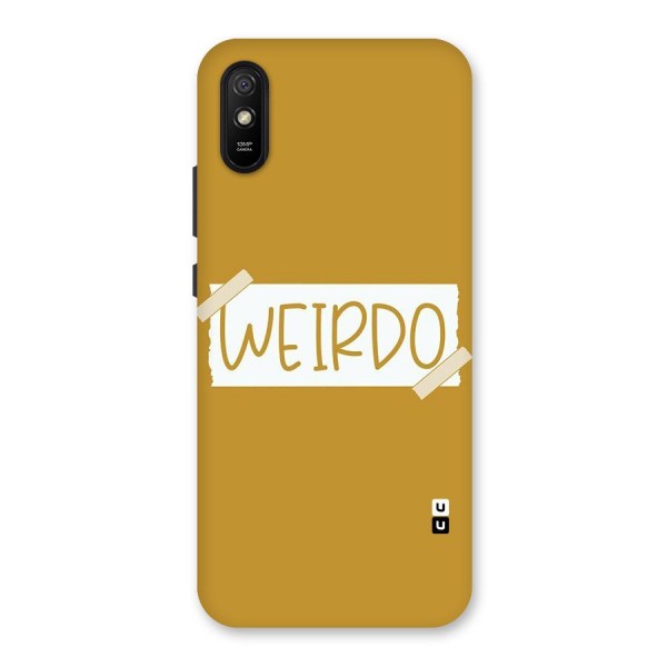 Simple Weirdo Back Case for Redmi 9i