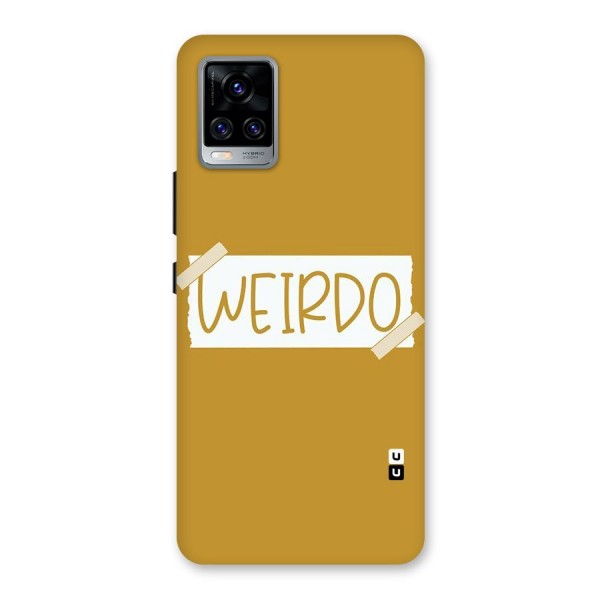 Simple Weirdo Back Case for Vivo V20 Pro