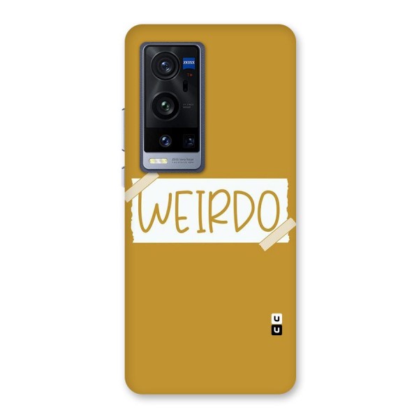 Simple Weirdo Back Case for Vivo X60 Pro Plus