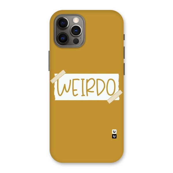 Simple Weirdo Back Case for iPhone 12 Pro