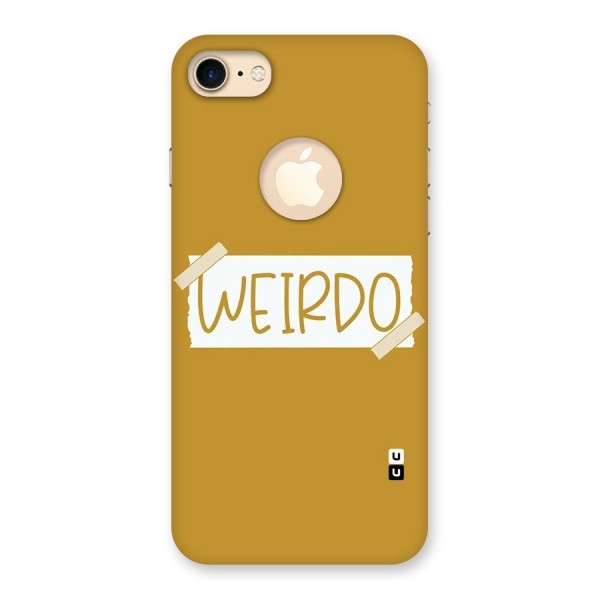 Simple Weirdo Back Case for iPhone 8 Logo Cut