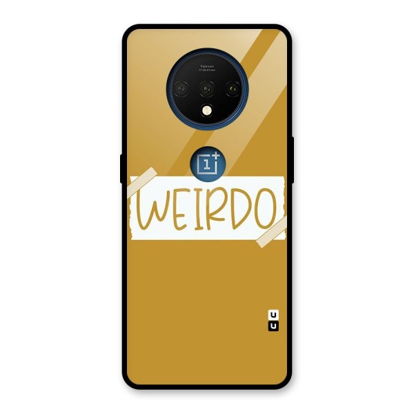 Simple Weirdo Glass Back Case for OnePlus 7T