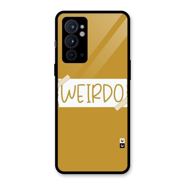 Simple Weirdo Glass Back Case for OnePlus 9RT 5G