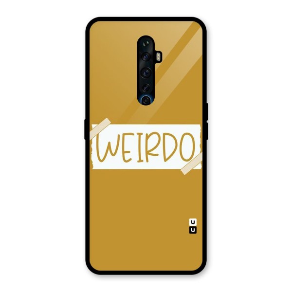 Simple Weirdo Glass Back Case for Oppo Reno2 Z