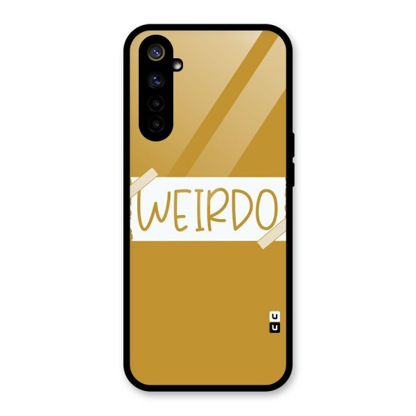 Simple Weirdo Glass Back Case for Realme 6