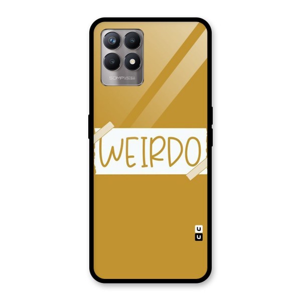 Simple Weirdo Glass Back Case for Realme 8i