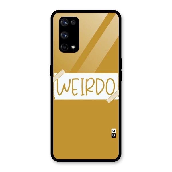 Simple Weirdo Glass Back Case for Realme X7 Pro