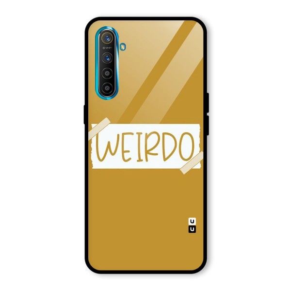 Simple Weirdo Glass Back Case for Realme XT