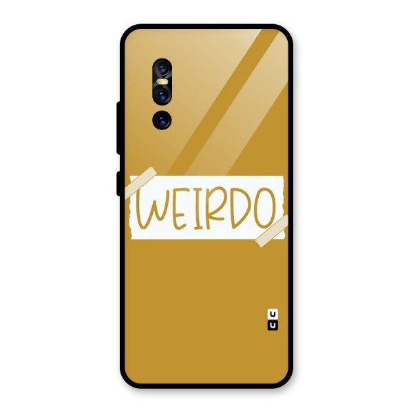 Simple Weirdo Glass Back Case for Vivo V15 Pro