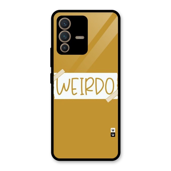 Simple Weirdo Glass Back Case for Vivo V23 5G