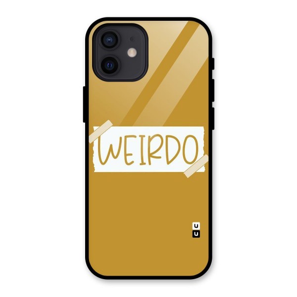 Simple Weirdo Glass Back Case for iPhone 12