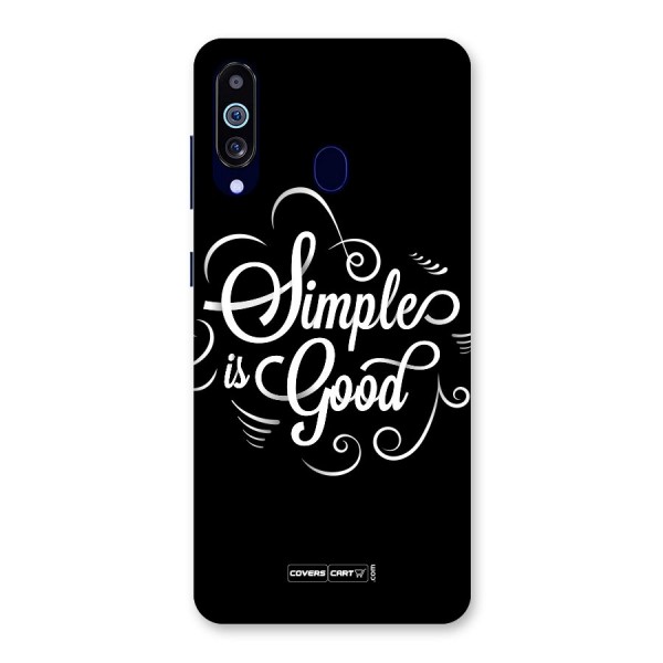 Simple is Good Back Case for Galaxy A60