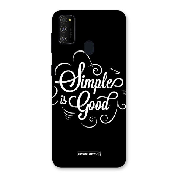 Simple is Good Back Case for Galaxy M21