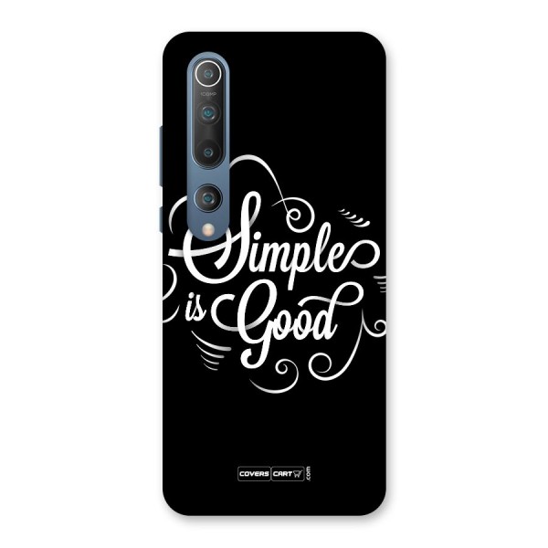 Simple is Good Back Case for Mi 10