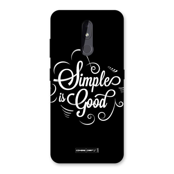 Simple is Good Back Case for Nokia 3.2