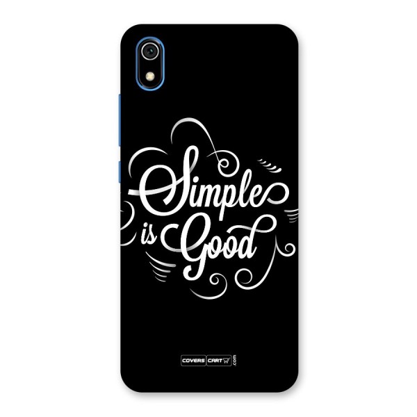 Simple is Good Back Case for Redmi 7A