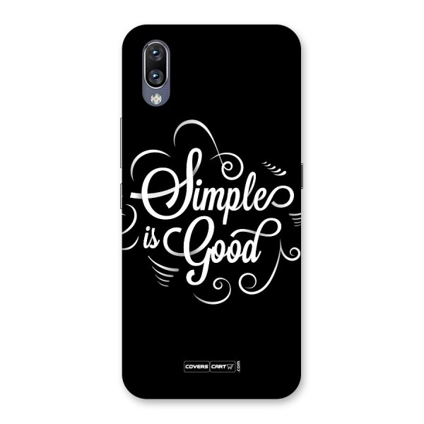 Simple is Good Back Case for Vivo NEX