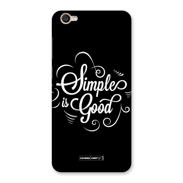 Simple is Good Back Case for Vivo Y55s