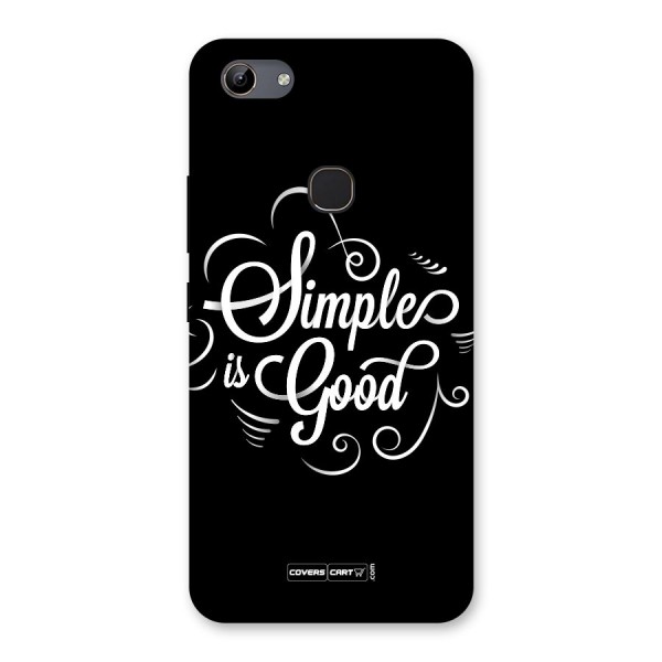 Simple is Good Back Case for Vivo Y81