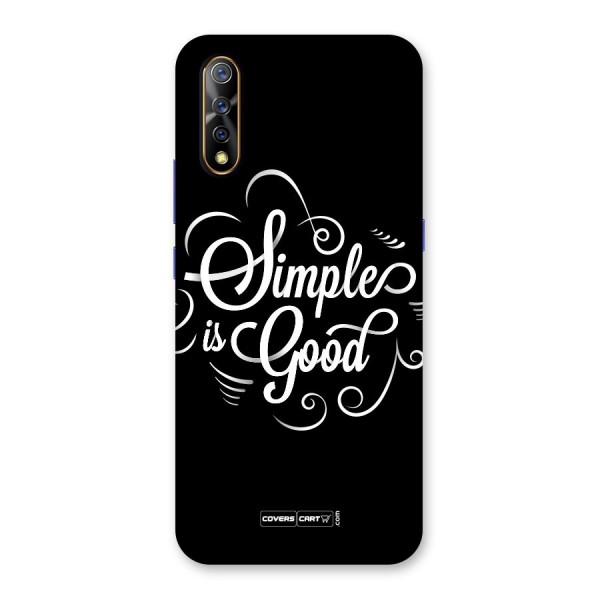 Simple is Good Back Case for Vivo Z1x