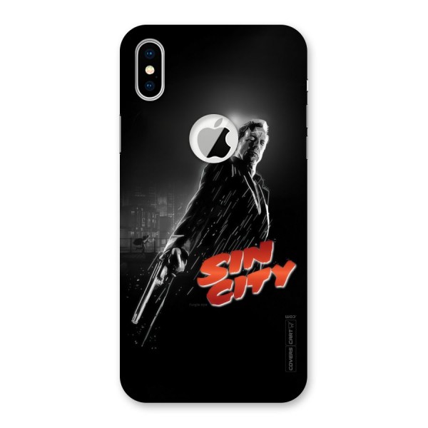 Sin City Back Case for iPhone XS Logo Cut