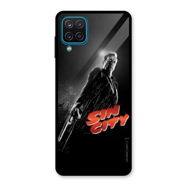 Sin City Glass Back Case for Galaxy A12