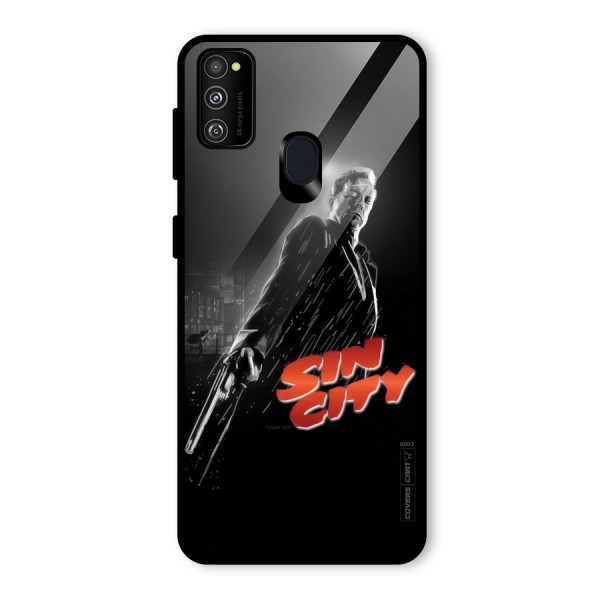 Sin City Glass Back Case for Galaxy M21