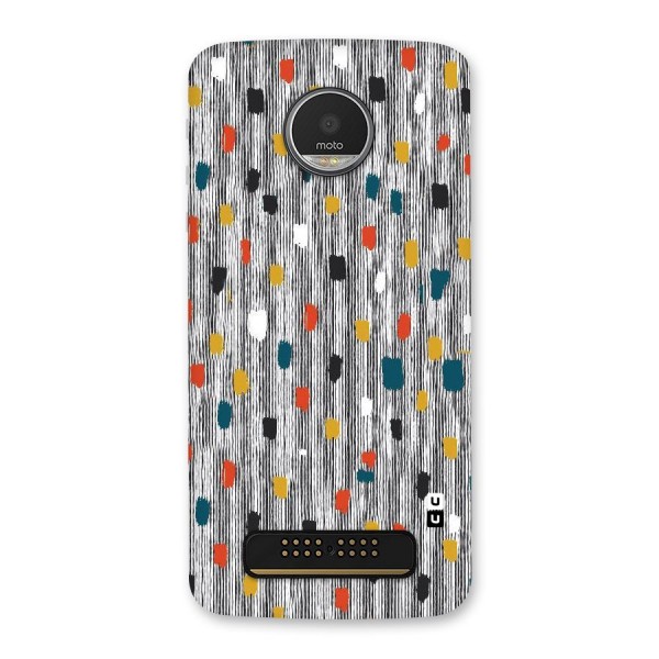 Single Paint Pattern Back Case for Moto Z Play