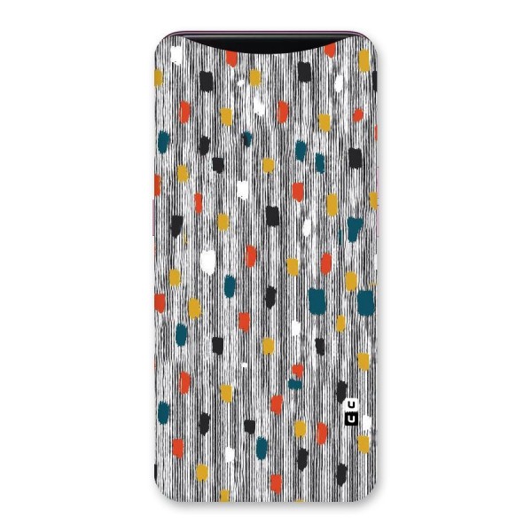 Single Paint Pattern Back Case for Oppo Find X