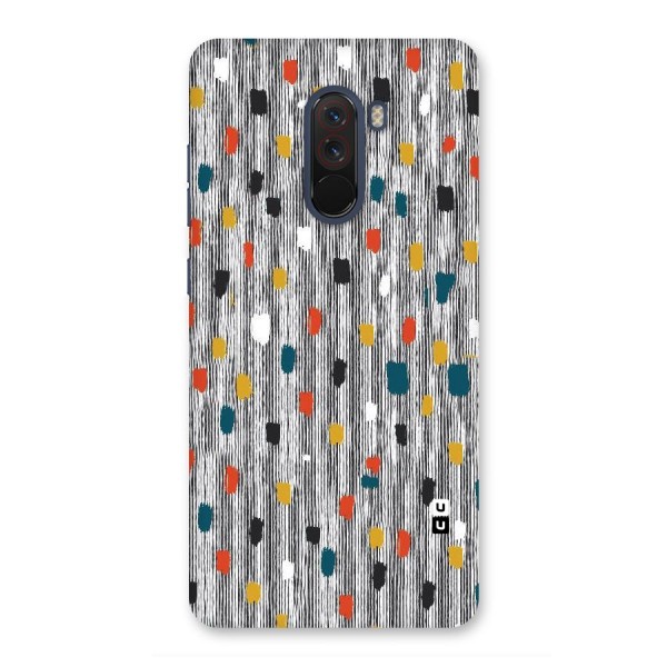 Single Paint Pattern Back Case for Poco F1